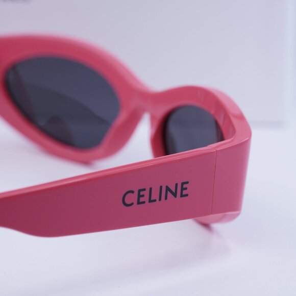 Celine CL40288I MONOCHROMS 74A Cat Eye Sunglasses– Shiny Pink\Grey - Picture 6 of 10